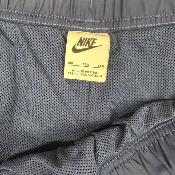 Nike Club‎ Woven Flow Lined Above Knee Sweat Shorts Men 3XL Navy Blue Athleisure - Picture 6 of 10
